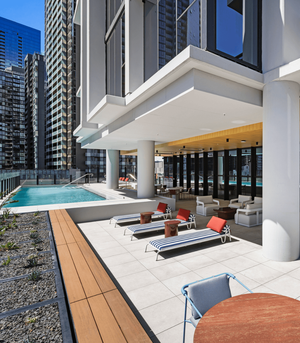 Indi Southbank rooftop pool