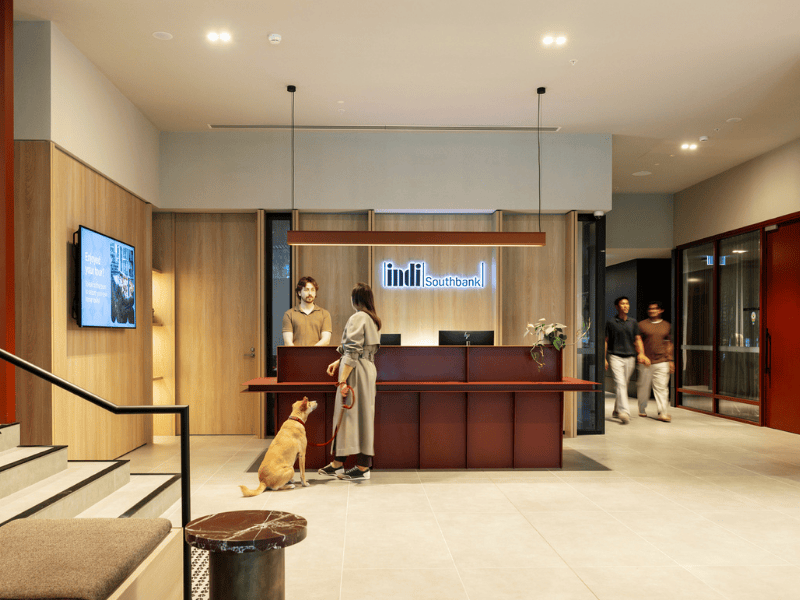 Indi Southbank lobby reception
