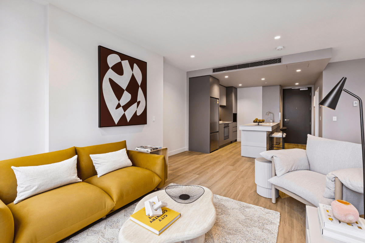 Indi Southbank studio living room