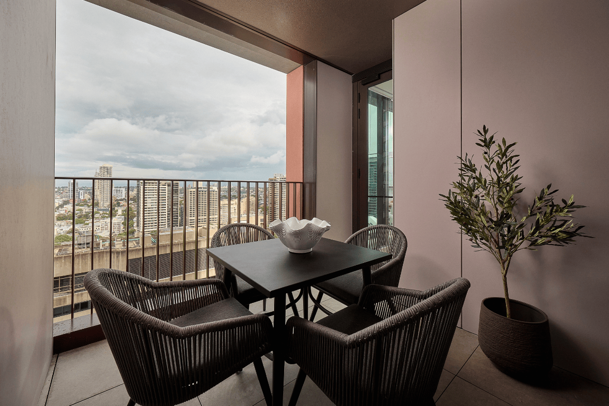 Indi Sydney Two bedroom balcony