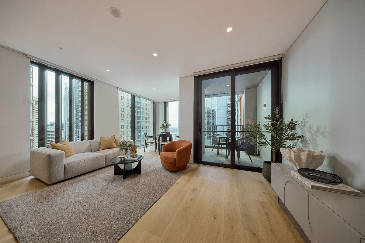 Indi Sydney One Bedroom living